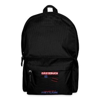 65th Birthday Man and Woman Guestbook - Backpack - black - Front