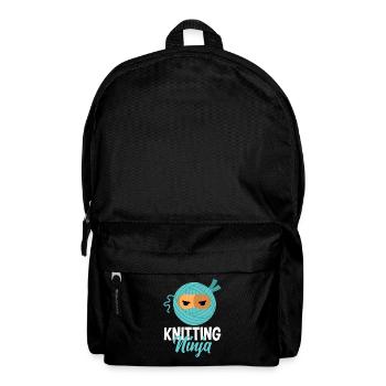 Funny Knitting Knitting Needle Gift - Backpack - black - Front