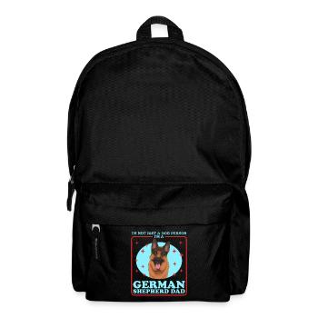 German Shepherd Dad German Shepherd Gift - Backpack - black - Front