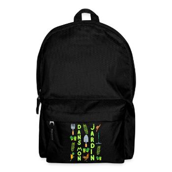 DANS MON JARDIN Cadeau du Jardinier Amateur - Sac à dos - noir - Devant
