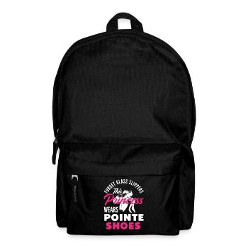 Süßes Ballerina Ballettänzerin Geschenk - Rucksack - Schwarz - Vorne