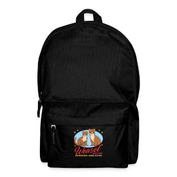 Weasel Mouse Weasel Dwarf Weasel Gift - Backpack - black - Front