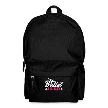Cadeau de danseuse de ballet mignonne - Sac à dos - noir - Devant