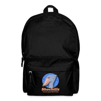 Schuhschnabel Shoebill Abu Markub Geschenk - Rucksack - Schwarz - Vorne