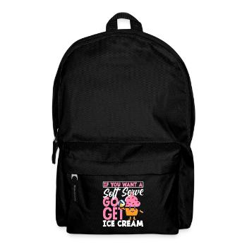 Lustiges Volleyball Geschenk - Rucksack - Schwarz - Vorne