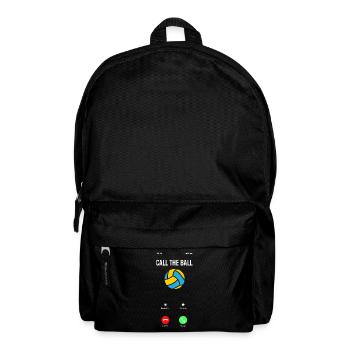 Lustiges Volleyball Geschenk - Rucksack - Schwarz - Vorne