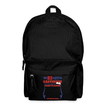 85th Birthday Man and Woman Guestbook - Backpack - black - Front
