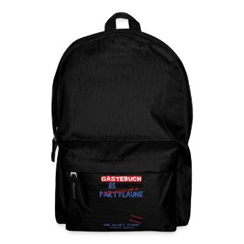 85th Birthday Man and Woman Guestbook - Backpack - black - Front