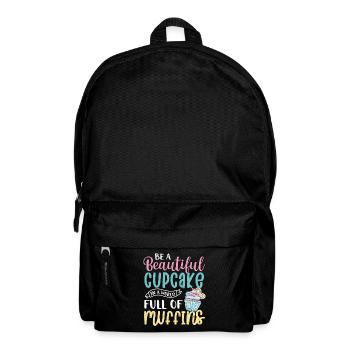 Cupcake - Rucksack - Schwarz - Vorne
