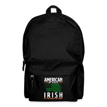 Drôle d’irlandais Irlande cadeau - Sac à dos - noir - Devant