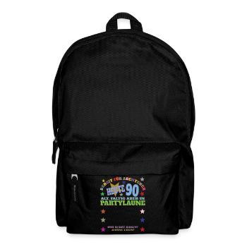 Livre d’or homme et femme 90e anniversaire - Sac à dos - noir - Devant