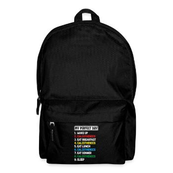 Calisthenics Training Fitness Workout - Backpack - black - Front
