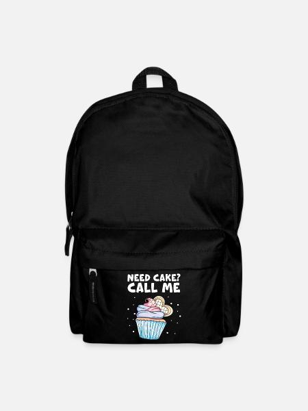 Cupcake Muffin Backen Geschenk - Rucksack - Schwarz