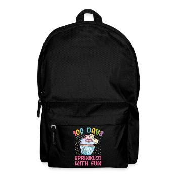 Cupcake Muffin Backen Geschenk - Rucksack - Schwarz - Vorne