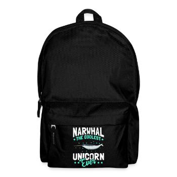 Narwhal Whale Narwhal Narwhal Whales Gift - Backpack - black - Front