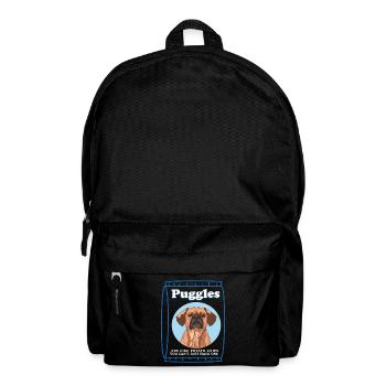 Puggle chien chien propriétaire chien propriétaire cadeau - Sac à dos - noir - Devant