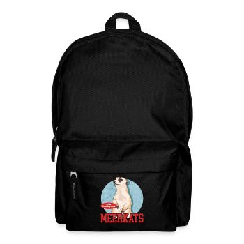 Suricate Drôle Cadeau de Suricate - Sac à dos - noir - Devant