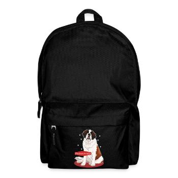 Bernhardiner Frauchen St. Bernhardshunde Geschenk - Rucksack - Schwarz - Vorne