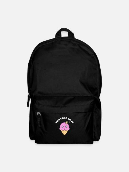 Eiscreme - Rucksack - Schwarz