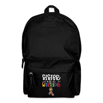 Autismus Awareness Day Autist Geschenk - Rucksack - Schwarz - Vorne