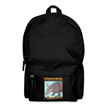 Armadillos Nine-Banded Armadillo Gift - Backpack - black - Front