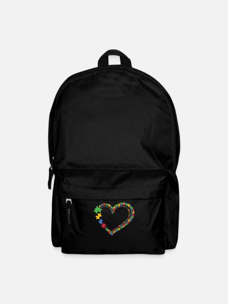Autismus - Rucksack - Schwarz