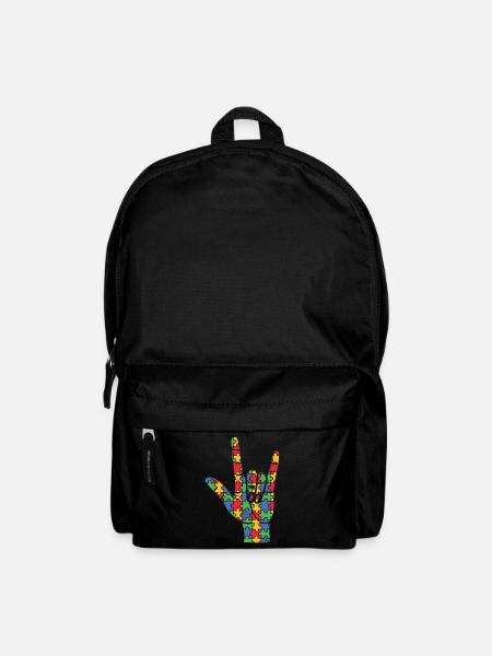 Autismus - Rucksack - Schwarz