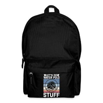 Water Polo Funny Water Polo Player Gift - Backpack - black - Front