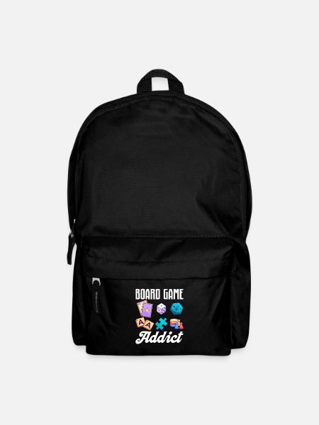 Brettspiel Brettspiele Sieleabend Spiele Geschenk - Rucksack - Schwarz