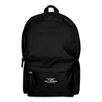Unaufhaltsame Kraft: Reine Willenskraft - Rucksack - Schwarz - Vorne