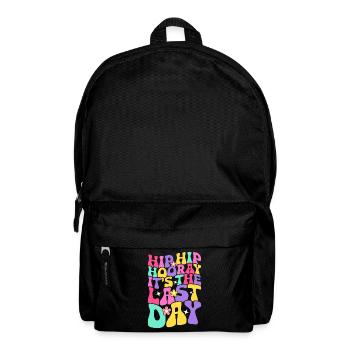 Dernier jour d’école Remise des diplômes Vacances d’été Elèves - Sac à dos - noir - Devant