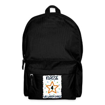 4e année Nous étions là Remise des diplômes 4e année - Sac à dos - noir - Devant