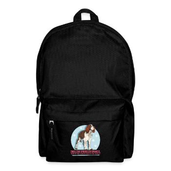 English Springer Spaniel Mom Gift - Backpack - black - Front