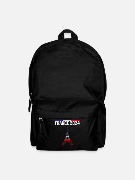 j'peux pas j'ai jeux tour eiffel France - Sac à dos - noir
