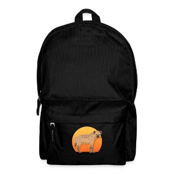 Hyène Hyène Cadeau Hyène Tachetée - Sac à dos - noir - Devant