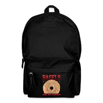Bagel Bagel Pain Beigel Cadeau - Sac à dos - noir - Devant