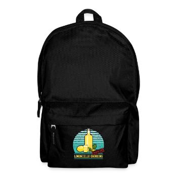 Limoncello Limoncellos Zitronen Likör Geschenk - Rucksack - Schwarz - Vorne