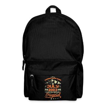 Juli 2003 Geburtstagsgeschenk Juli 2003 - Rucksack - Schwarz - Vorne