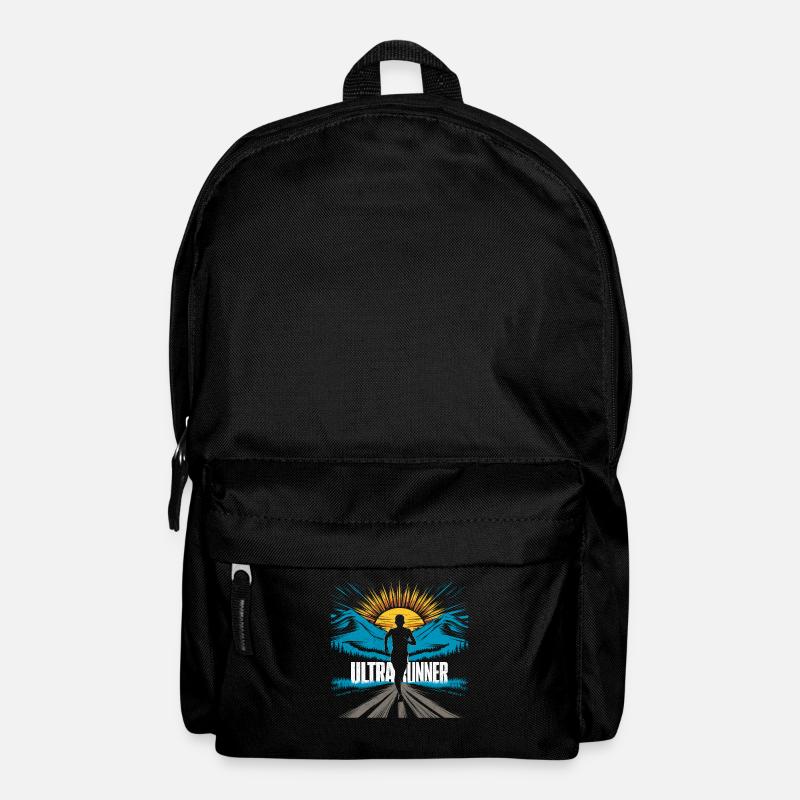 Ultramarathons Ultralauf Ultramarathon Läufer - Rucksack - Schwarz