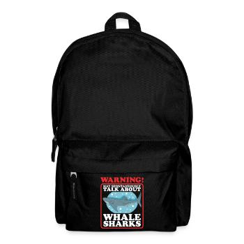 Walhai Walfischhai Geschenk - Rucksack - Schwarz - Vorne
