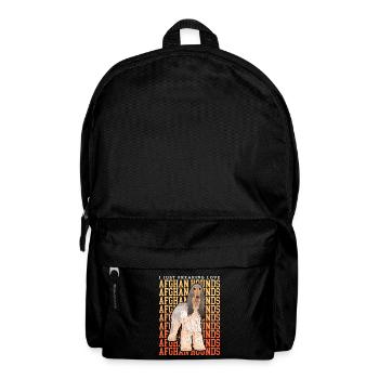 Cadeau de propriétaire de chien lévrier afghan - Sac à dos - noir - Devant