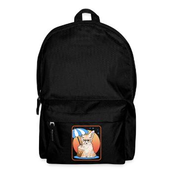Fennec Renards du désert Renard Cadeaux - Sac à dos - noir - Devant