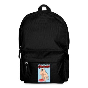 Cadeau de chien American Cocker Spaniel - Sac à dos - noir - Devant