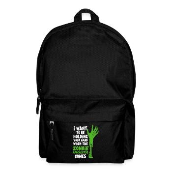Zombie Zombie-Jäger Zombieapokalypse Geschenk - Rucksack - Schwarz - Vorne