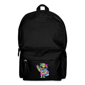 Lustiges Alien Außerirdische Geschenk - Rucksack - Schwarz - Vorne