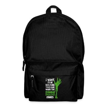 Zombie - Rucksack - Schwarz - Vorne