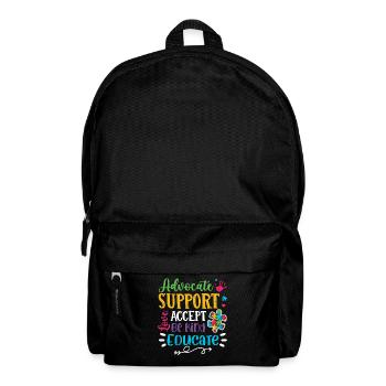 Autism - Backpack - black - Front