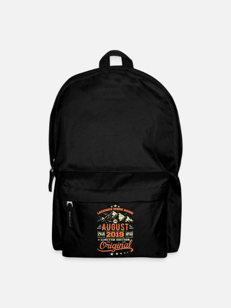August 2019 Geburtstag August 2019 Vintage Geschenk - Rucksack - Schwarz