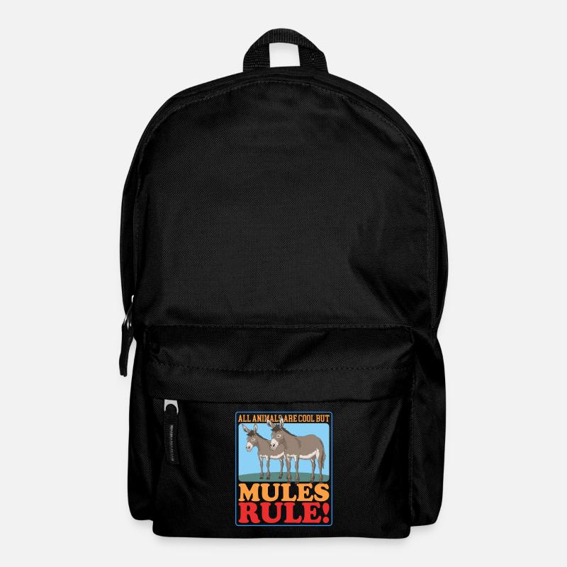 Maultier Maulesel Muli Maultiere Mulis Geschenk - Rucksack - Schwarz
