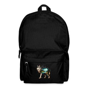 Wilderness Inside the Bear Retro Vintage - Backpack - black - Front